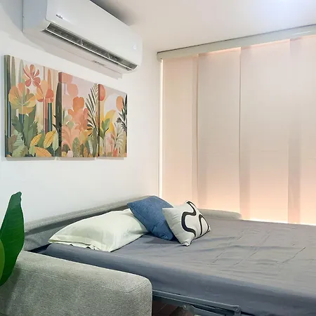 Comodo 2 Cuartos Ac Y Piscina Apartamento