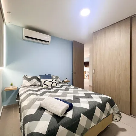 Comodo 2 Cuartos Ac Y Piscina Apartamento